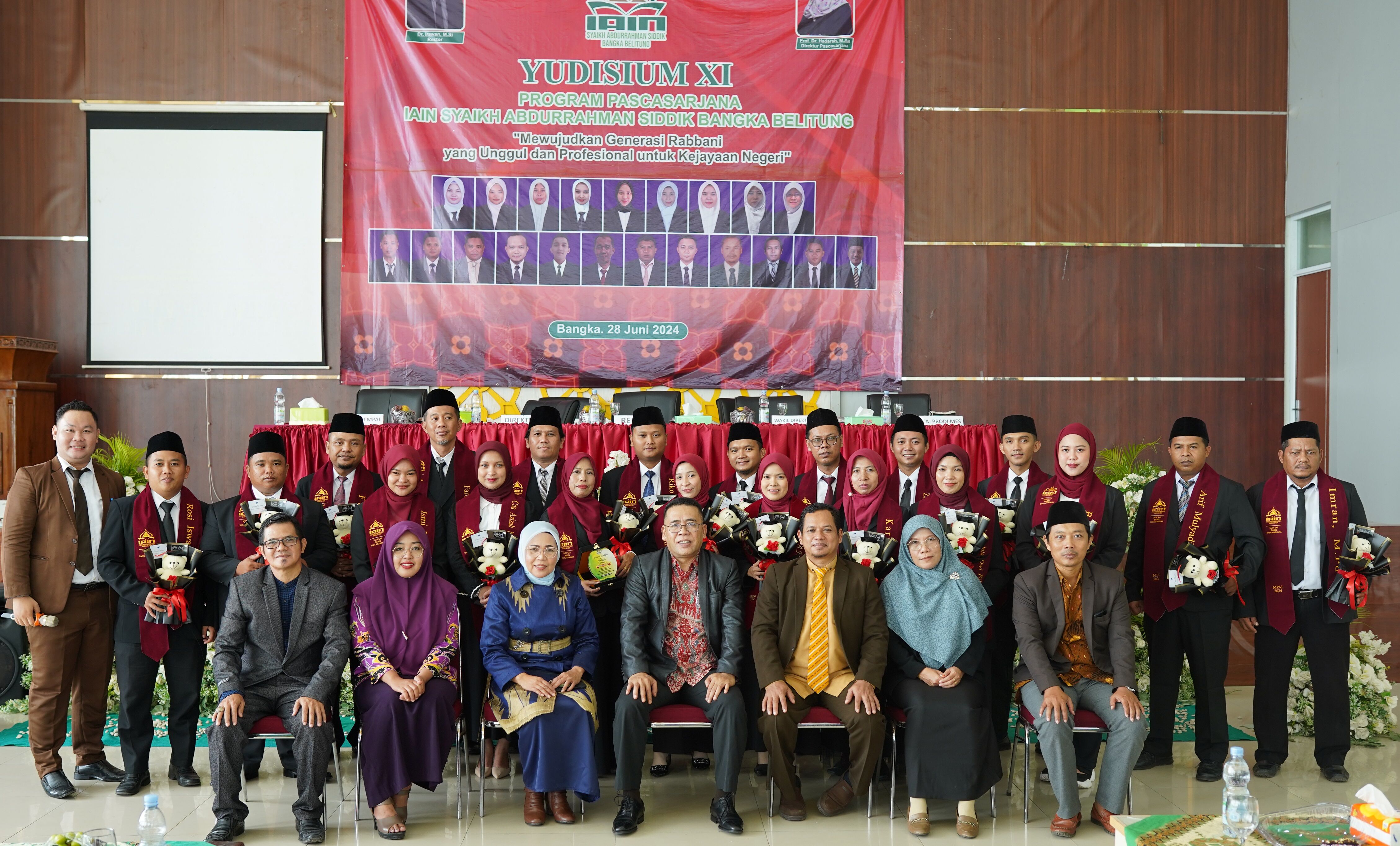 22 Mahasiswa Program Pascasarjana Ikuti Yudisium ke-XI Tahun 2024