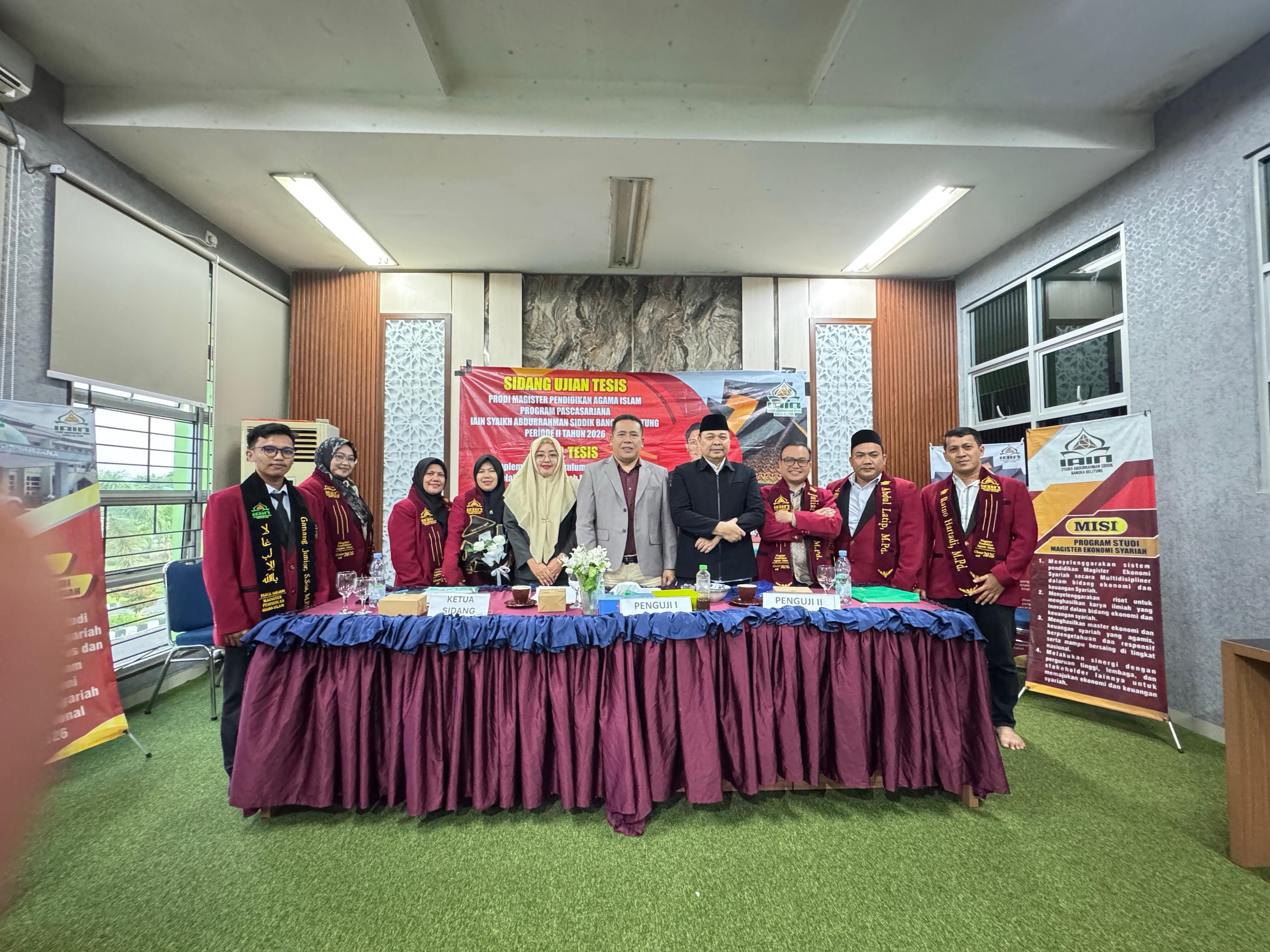 Dokumentasi Ujian Tesis Periode II Prodi MPAI Tahun 2026