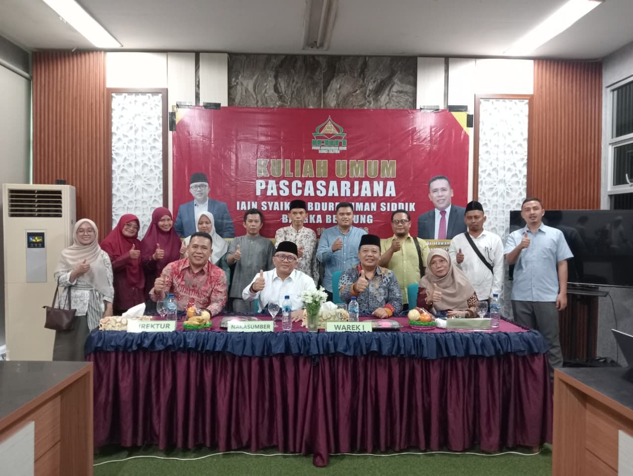 Kuliah Umum Pascasarjana IAIN SAS Bangka Belitung Oleh Sekretaris Direktorat Jenderal Pendidikan Islam Kementerian Agama