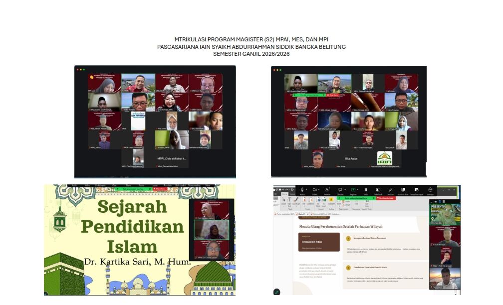 Pascasarjana IAIN SAS Babel Laksanakan Matrikulasi Semester Ganjil Tahun Akademik 2026/2027