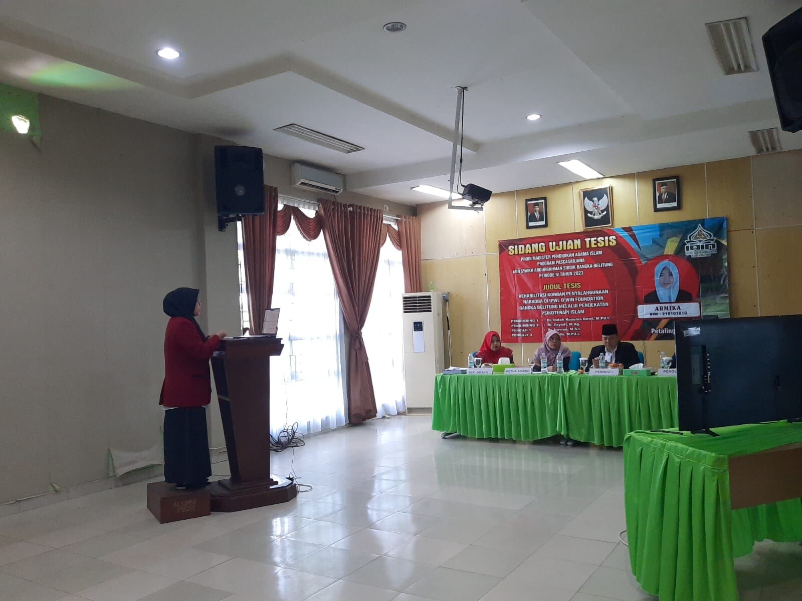 Prodi Magister Pendidikan Agama Islam Menggelar Ujian Tesis Peiode IV Tahun 2023