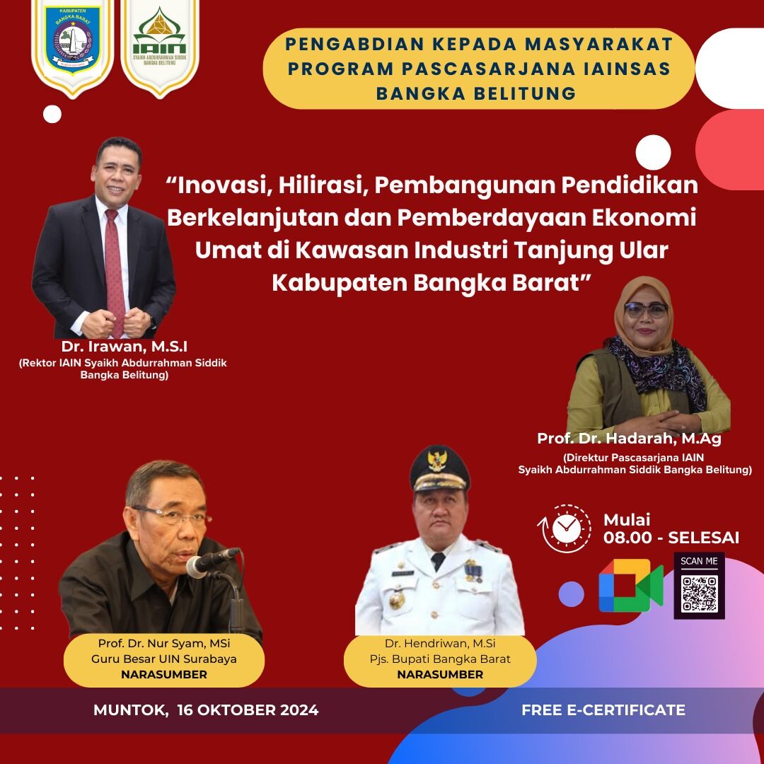 Program Pascasarjana Gelar Pengabdian Kepada Masyarakat di Kabupaten Bangka Barat