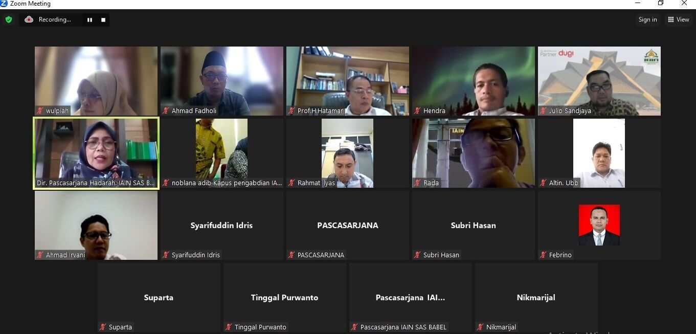 Rapat Pertemuan Dosen Program Pascasarjana Semester Ganjil Tahun Akademik 2023/2024
