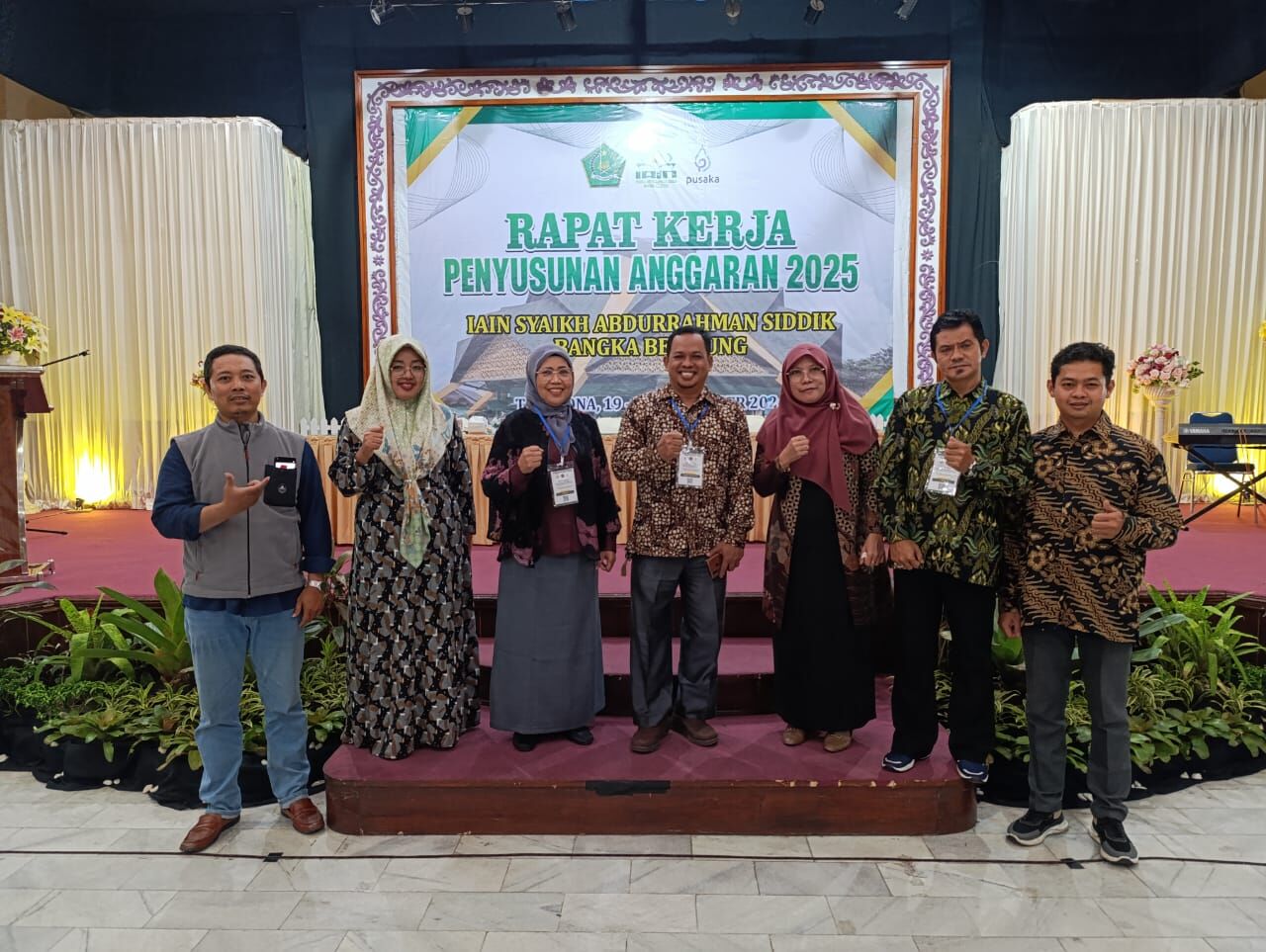 Semangat Pascasarjana Hadiri Raker Penyusunan Anggaran Tahun 2025 IAIN SAS Bangka Belitung