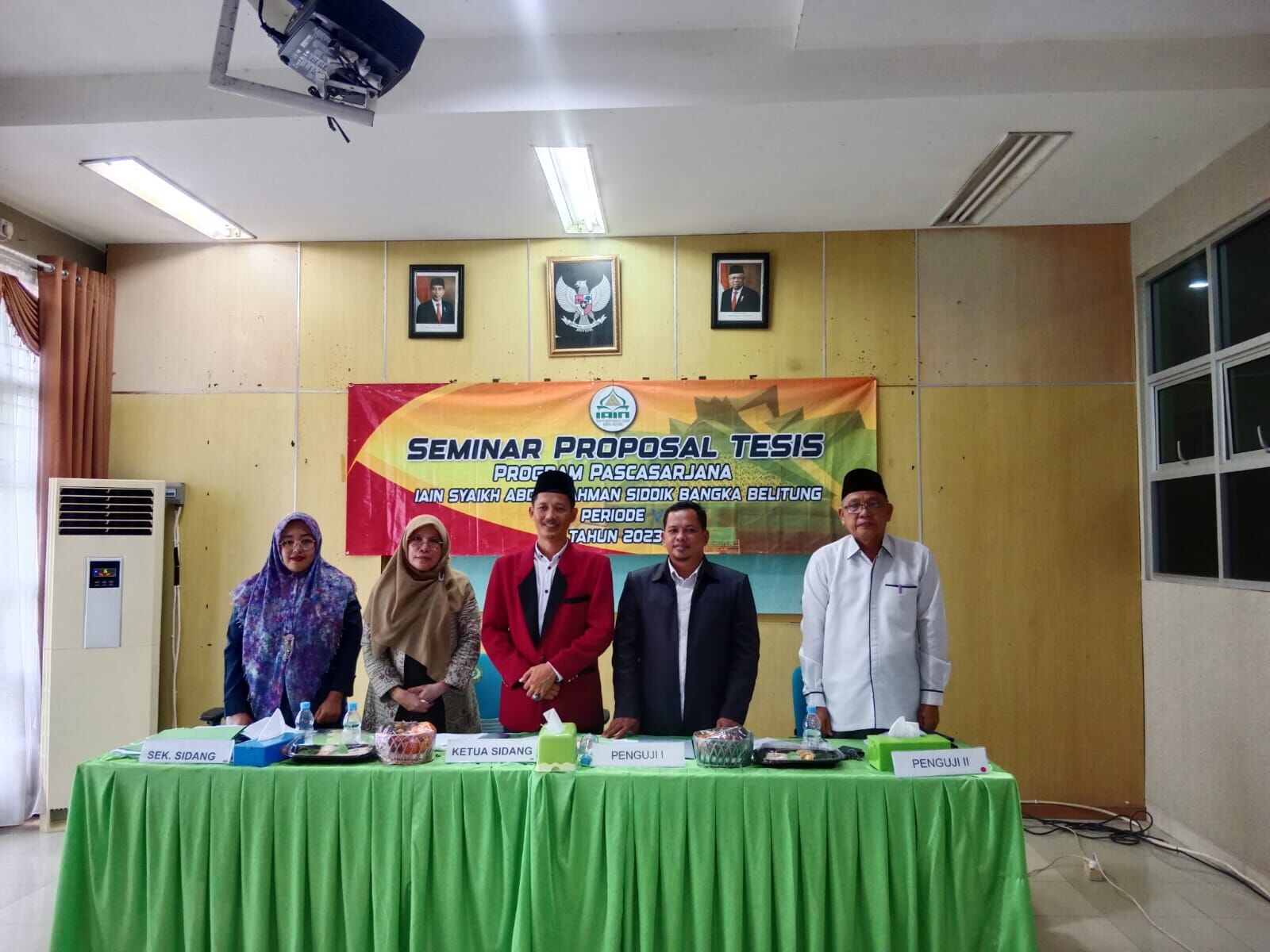 Seminar Proposal Tesis Prodi Magister Pendidikan Agama Islam Program Pascasarjana Periode V Tahun 2023