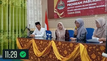 Dokumentasi sosialisasi PMB Program Pascasarjana Ke Dinas Pendidikan  dan Kemenag Bangka Selatan