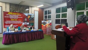 Dokumentasi Ujian Tesis Periode II Prodi MES Tahun 2026