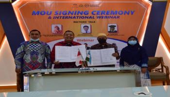 Pascasarjana gelar Webinar Internasional dan Kerjasama dengan IAI Tazkia Bogor