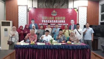 Kuliah Umum Pascasarjana IAIN SAS Bangka Belitung Oleh Sekretaris Direktorat Jenderal Pendidikan Islam Kementerian Agama
