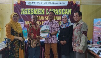 Pascasarjana IAIN SAS Bangka Belitung menjalani asesmen lapangan pembukaan Program Studi (Prodi) S2 Magister Manajemen Pendidikan Islam (MPI)