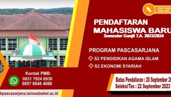 Penerimaan Mahasiswa Baru Semester Ganjil Tahun Akademik 2023/2024