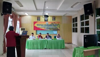 Seminar Proposal Tesis Prodi Magister Pendidikan Agama Islam Program Pascasarjana Periode VI Tahun 2023