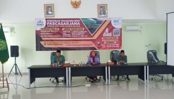 Sosialisasi PMB Pascasarjana Semester Genap TA 2022/2023 di Kantor Kemenag Belitung