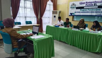 Ujian Komprehensif Program Studi Magister Ekonomi Syariah Periode VI Tahun 2022