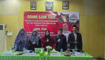 Ujian Tesis Periode IV Program Pascasarjana Tahun 2024