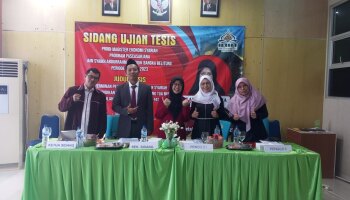Ujian Tesis Periode V Program Pascasarjana Tahun 2023