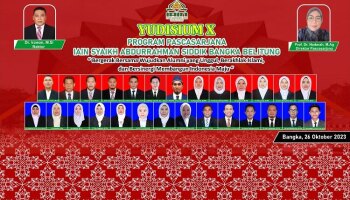 Yudisium ke-X Program Pascasarjana IAIN SAS Bangka Belitung