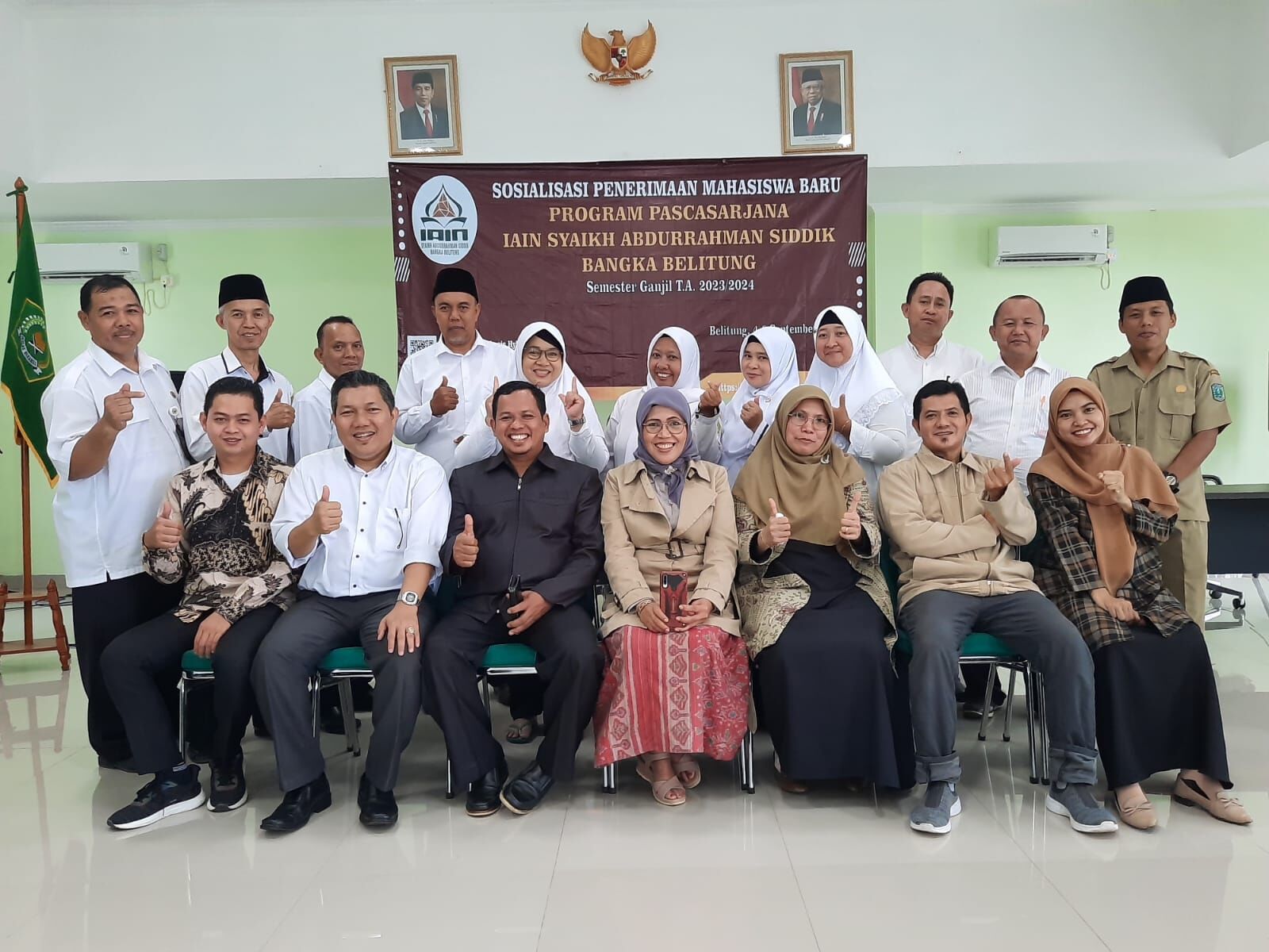 Sosialisasi PMB Pascasarjana Semester Ganjil TA 2023/2024 di Kabupaten Belitung