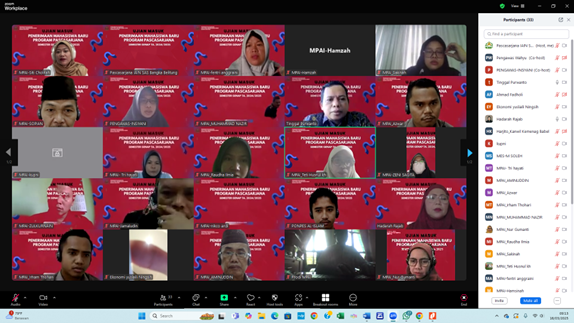 Ujian Masuk PMB Semester Genap TA 2024/2025 Pascasarjana IAIN SAS Bangka Belitung Berlangsung Daring