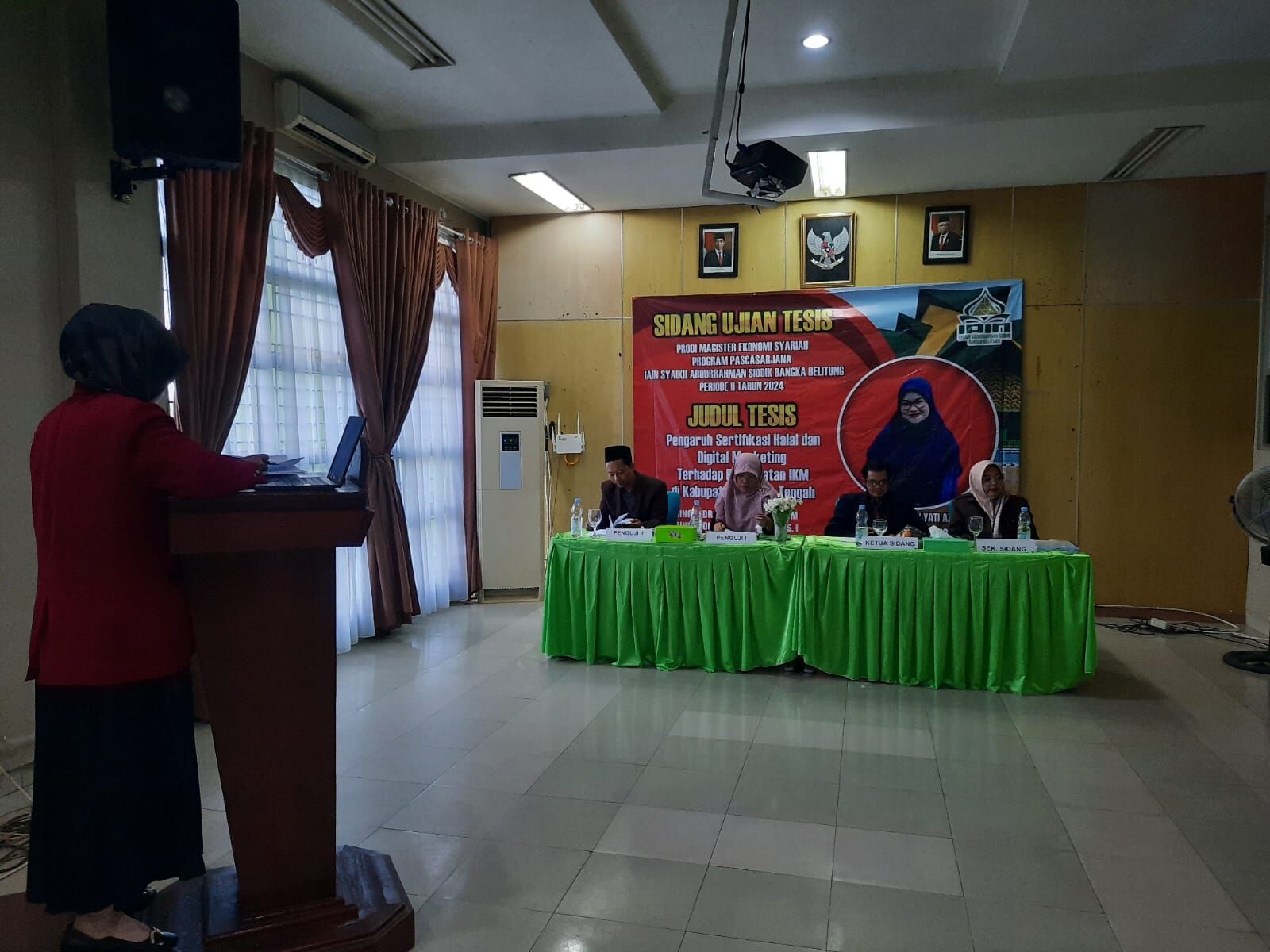 Ujian Tesis Periode II Program Pascasarjana Tahun 2024