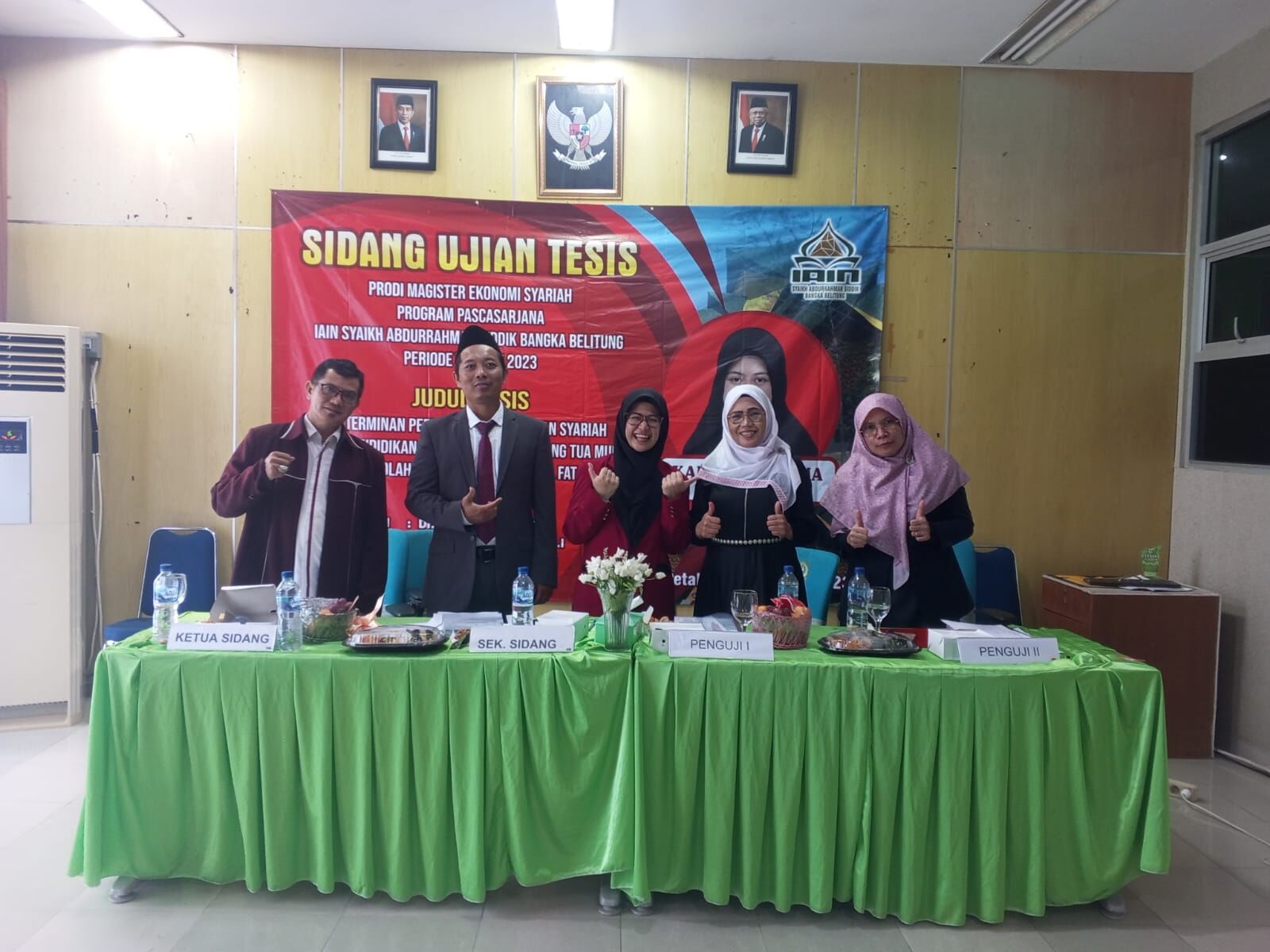 Ujian Tesis Periode V Program Pascasarjana Tahun 2023