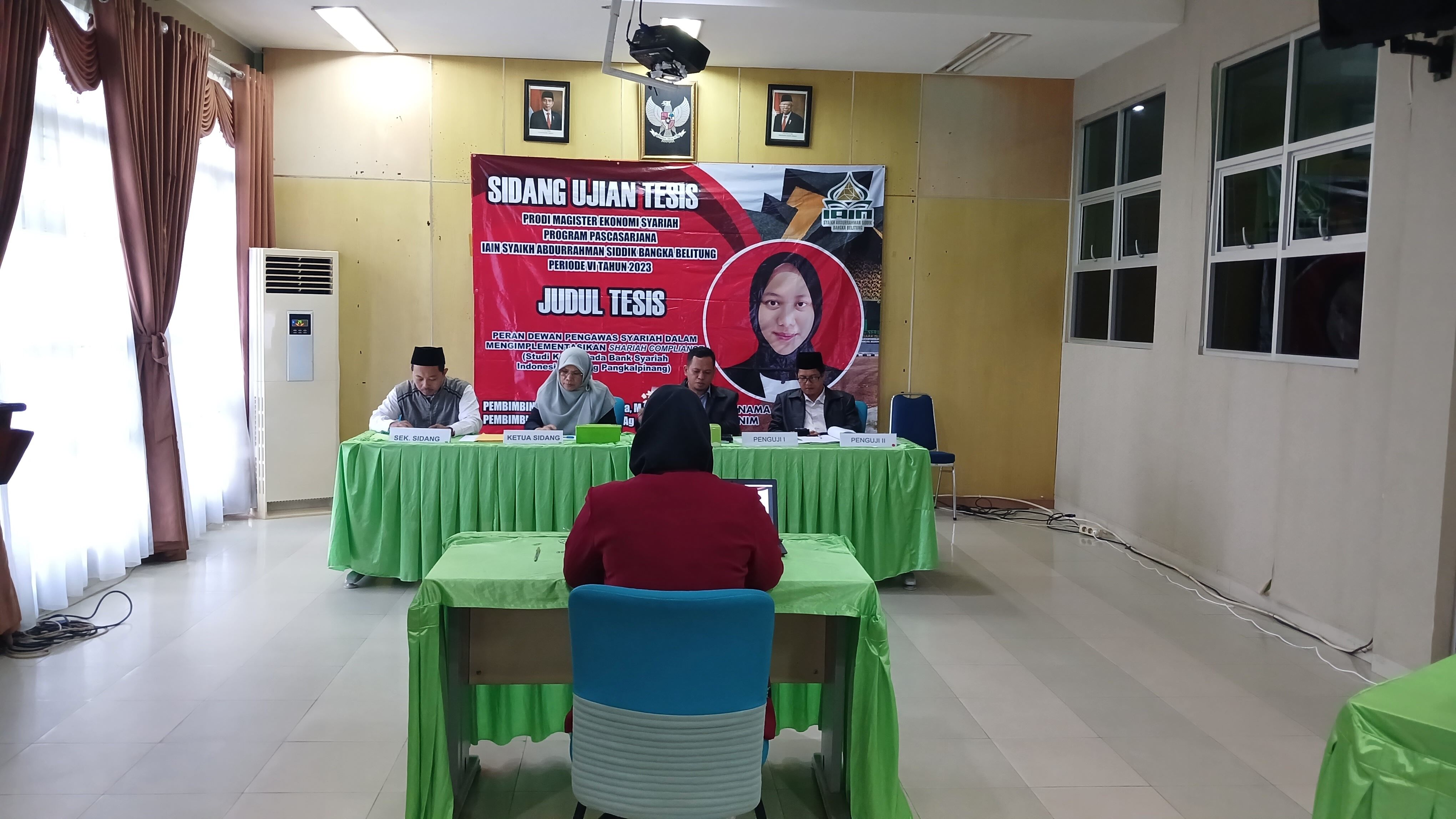 Ujian Tesis Periode VII Prodi Magister Ekonomi Syariah Program Pascasarjana Tahun 2023